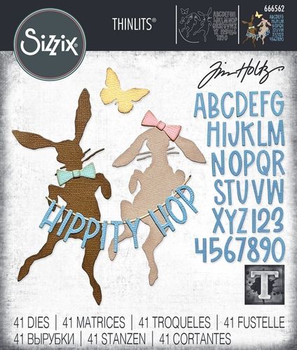 Sizzix Thinlits - Tim Holtz Vault Hippity Hop