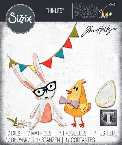 Sizzix Thinlits - Tim Holtz Vault Bunny + Chick