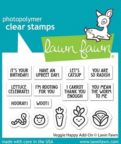 Clear Stamp - Veggie Happy Add-On