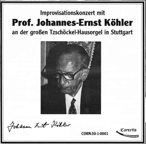 Improvisationskonzert mit Prof Johannes Ernst Köhler an der grossen Tzschöckel-Hausorgel in Stuttgart