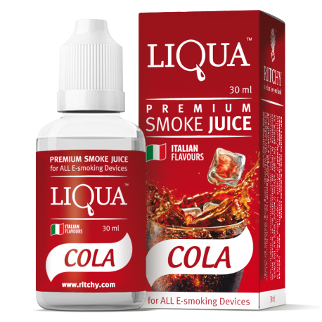 LIQUA COLA 3x10 ml - 18 mg/ml - nicotina medio - alto.