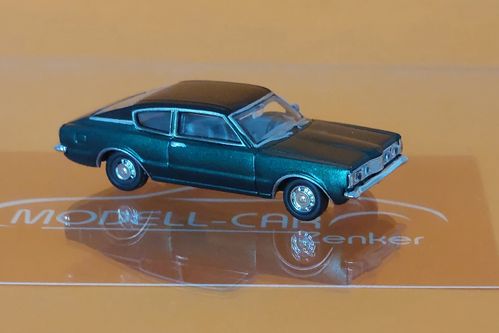 Ford Taunus Coupé dunkelgrün met. schwarz 1:87