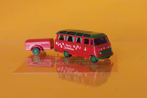 MB O 319 "Weihnachtsmodell" Panoramabus mit Anhänger 1:87