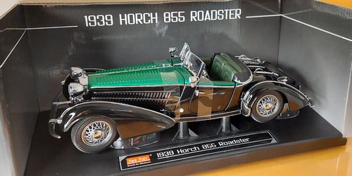 Horch 855 Roadster schwarz / grünmetallic 1:18