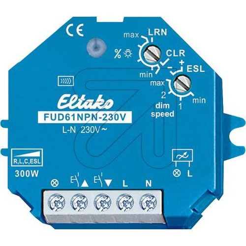 Eltako Funkaktor Uni-Dimmschalter FUD61NPN-230V - EAN 4010312300299