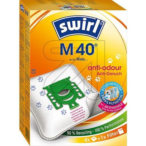 Staubbeutel Swirl M 40 Anti OdourEcoPor - EAN 4006508227648