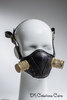 Masque respirateur noir avec faux filtres