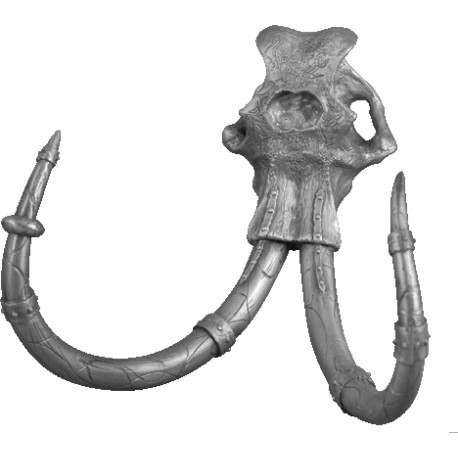 mammoth skull