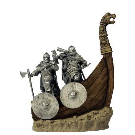 viking on the longship