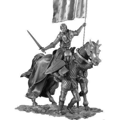 Joan of Arc on her horse