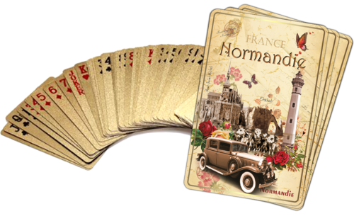 Normandy vintage card set