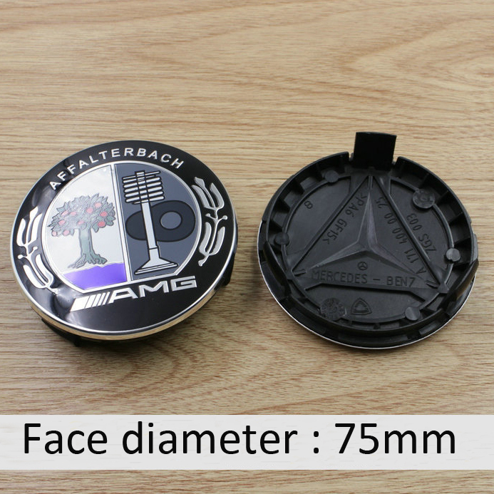 4X-a-set-of-auto-car-75mm-Wheel-Center-Hub-Cap-Badge-Emblem-apple-tree-
