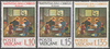 Satz 464-466 Weihnachten 1964 Vatikan Poste Vaticane Briefmarken