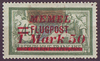 101 Flugpostmarke 1M50 auf 45C Memelgebiet Französische Mandatsverwaltung
