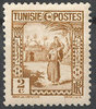 172 Tunesien Land und Leute 2 C Tunisie Postes, stamps