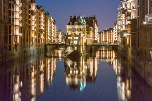 Fotoworkshop Nachtaufnahmen Speicherstadt