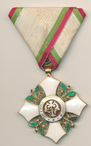 Bulgarien Zivil Verdienst Orden Ritterkreuz 1891 ohne Krone 5. Stufe