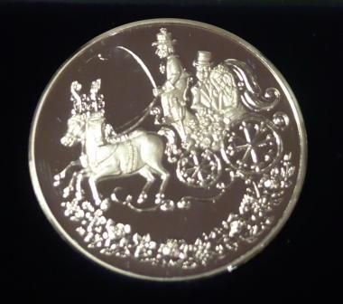 Hochzeitstaler "Kutsche" - Gr. M