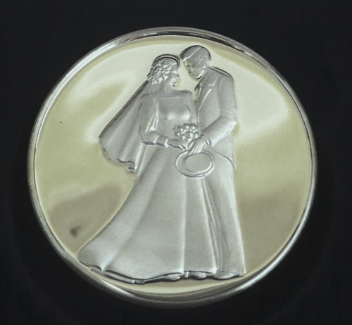 Hochzeitstaler "Brautpaar" Gr. M