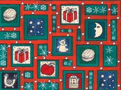 Weihnachten - Geschenkpapier von Annegret Ritter, Einzelbogen
