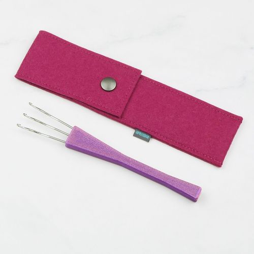 I-Cord Maker Pink mit Etui in Pink