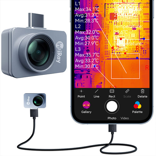InfiRay P2Pro MacroLens Thermal Imager USB-C for Android Wärmebildkamera Infrarotkamera