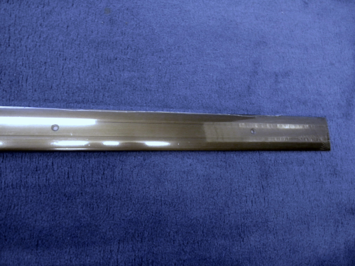 Übergangsprofil, aluminium, gelocht, 38mm, 260cm, bronze-eloxiert