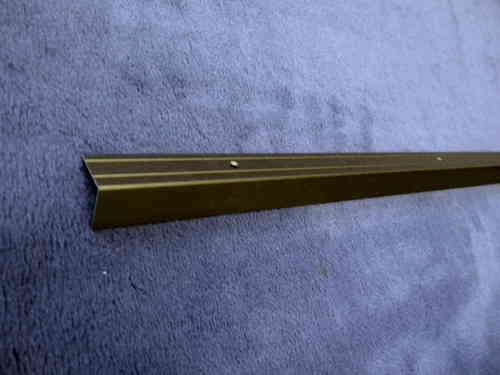 Winkelprofil, aluminium, gelocht, 24,5x20, 260cm, bronze-eloxiert