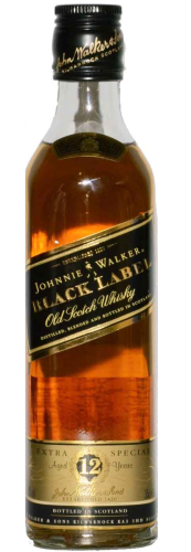 Johnnie Walker black Label 12 Y.  Whisky 0,35 l