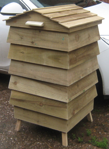 Raised Beehive Composter