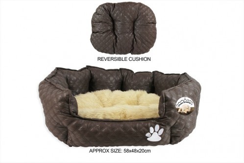 Large Reversible Fleece Pet Bed