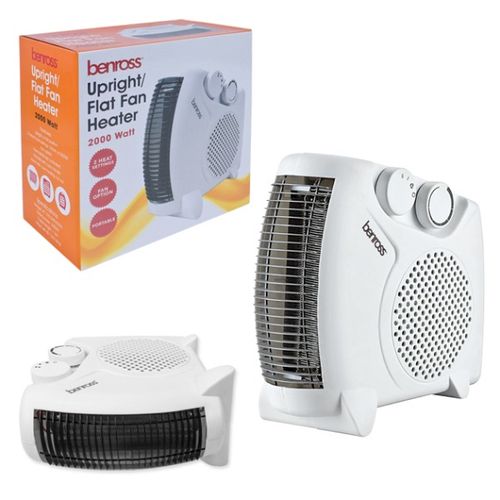 2Kw Electric Fan Heater with Overheat Protection