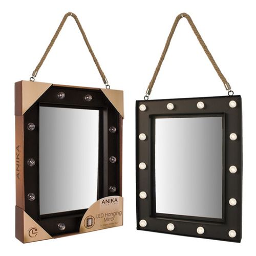 Marquee Rope Mirror W/Timer