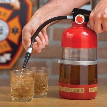 Fire Extinguisher Drinks Dispenser