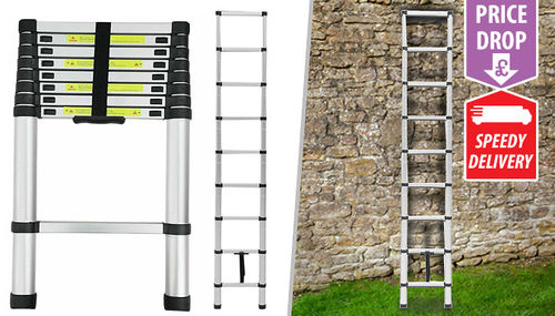 Telescopic Ladder - 2m, 2.6m, 3.2m or 3.8m