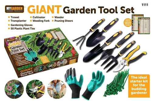 58PC Giant Gardening Tools Set