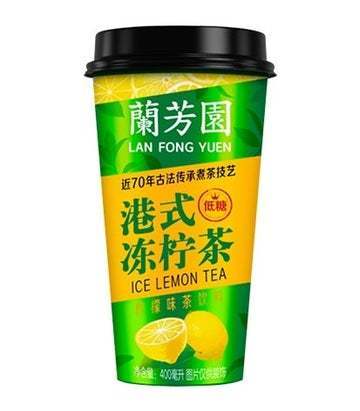 香飘飘兰芳园港式冻柠茶 Lan Fong Yuen Lemon Tea 400ml 保质期：