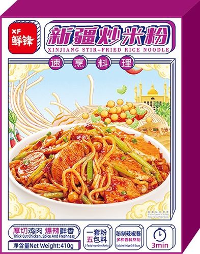 鲜锋新疆炒米粉 410g XinJiang Stir-Fried Rice Noodle Box   保质期：10/06/2024