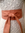 Peach Peachy Pink Salmon Handmade Leather Tie Belt