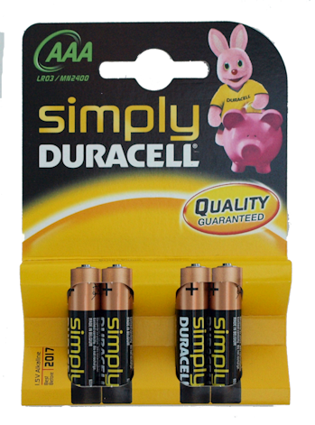 Duracell AAA Batteries (6)