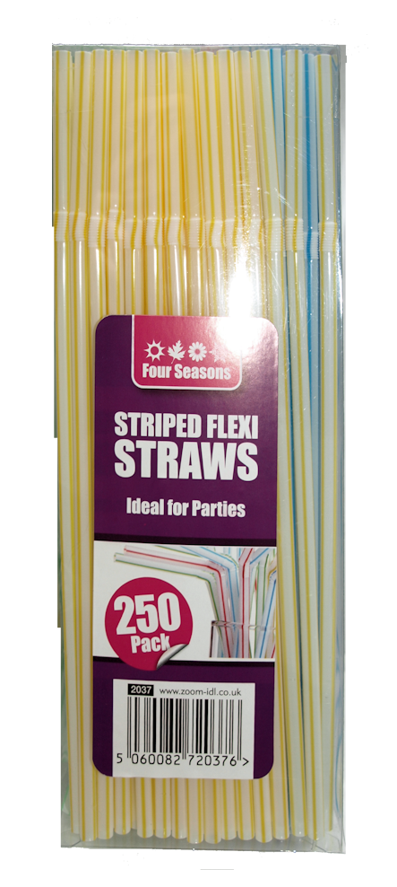 250 Flexi Drinking Straws