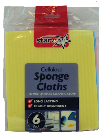 6 Pack Sponge Cloth (6)