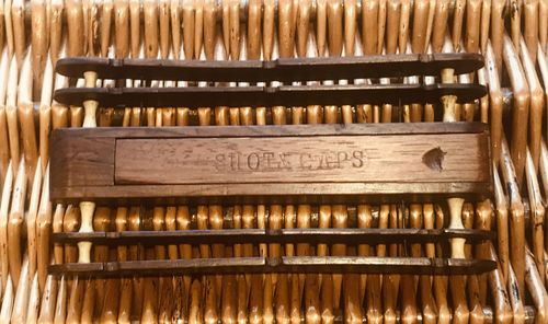 ROSEWOOD WINDER, 4 partitions, Late Victorian -.FINE