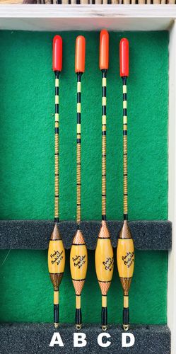 ANDY BATCHELOR Driftbeater Tench Antennas with Sight Bob. C. 8inches.  MINT, UNUSED