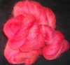 Greyface dartmoor Carded Wool Red Berry