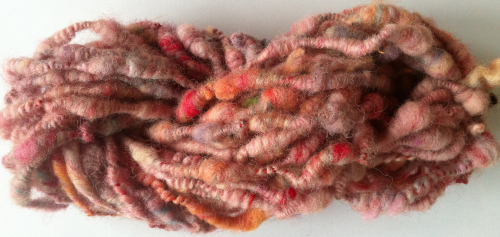 Coiled Thick n Thin Pinks Yarn for Doll Hair