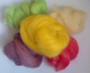 Greyface Dartmoor Carded Wool Mixed Colours