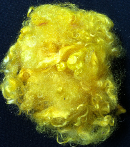 Ethical Mohair Fleece Yellow