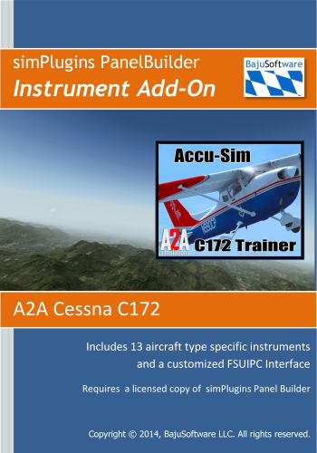 Panel Builder Instrument Add-On A2A C172 - Download- 2.99