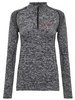 Thames RC Women's Long Sleeved Grey '3D Fit' Performance Zip Top